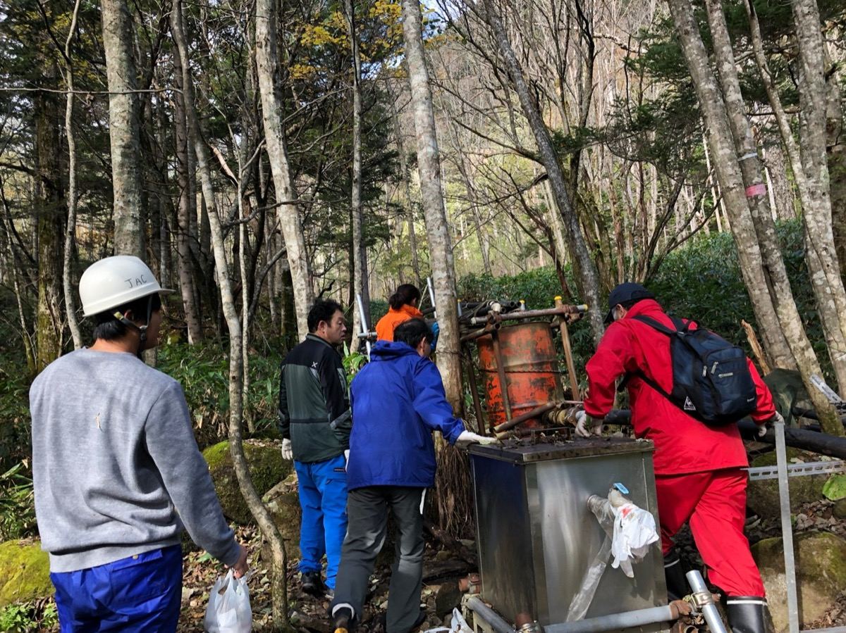 作業の様子